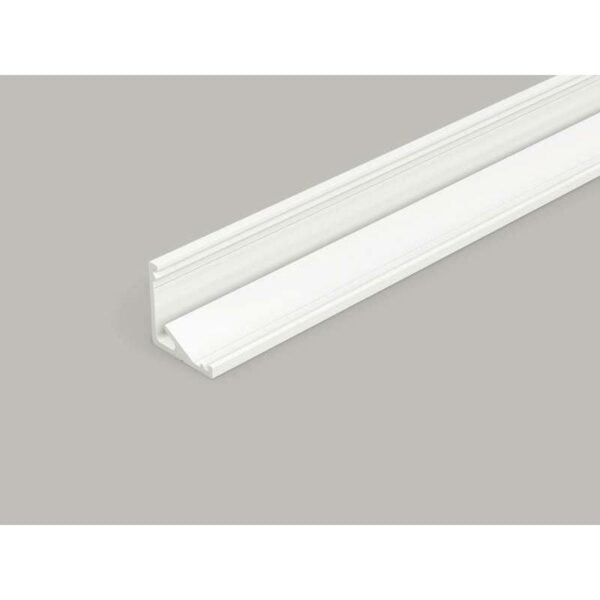 2 meter led aluleiste corner 30 60 grad serie eco weiss