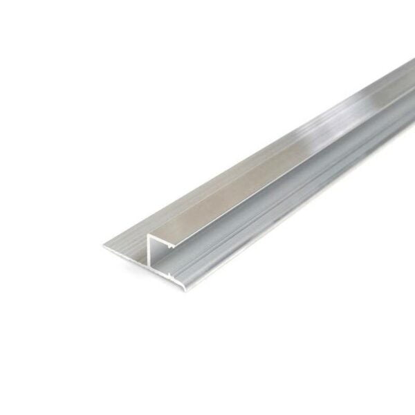 2 meter led profil einputz flex 10mm rohaluminium ohne abdeckung serie eco