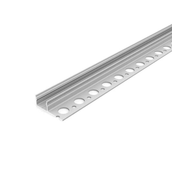 2 meter led profil fliesen 180 natureloxiert silber ohne abdeckung 12mm serie m