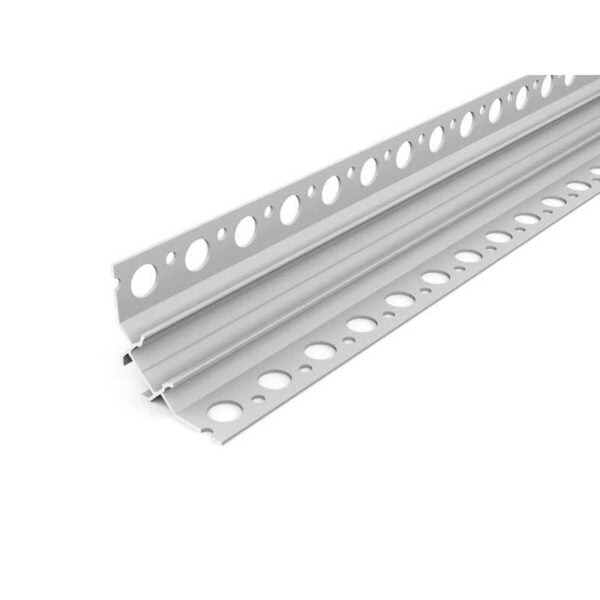 2 meter led profil fliesen 90 natureloxiert silber ohne abdeckung 12mm serie m