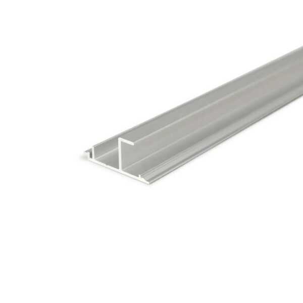 2 meter led profil voute 10mm wandmodul silber eloxiert serie m