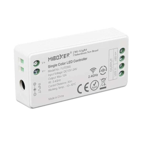 24 ghz dimmcontroller fuer 4 zonen led dimmer ohne fernbedienung 036s