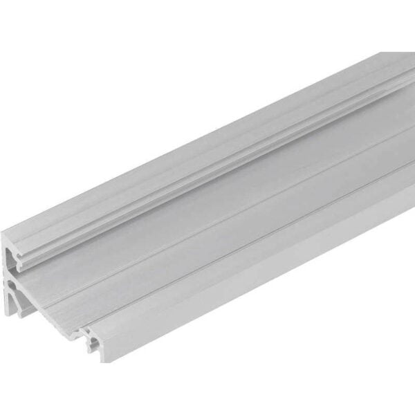 4 meter led profil corner 30 grad alu roh ohne abdeckung 14mm serie l