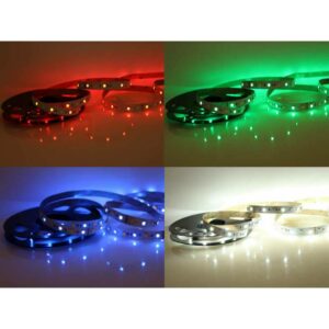 5 meter led band 12v 5050 rgbw rgb kaltweiss 60 leds m ip20