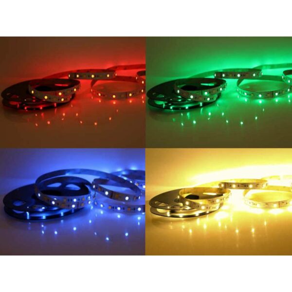 5 meter led band 12v 5050 rgbw rgb warmweiss 60 leds m ip20