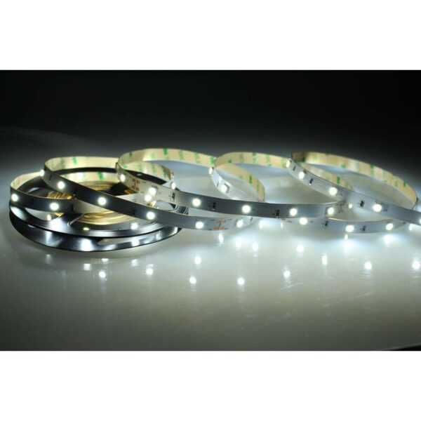 5 meter led band 24v 5050 kaltweiss 6000k 72w 30 leds m ip20