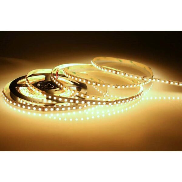 5 meter led streifen 24v 3528 warmweiss 2900k 96w 120 leds m ip20