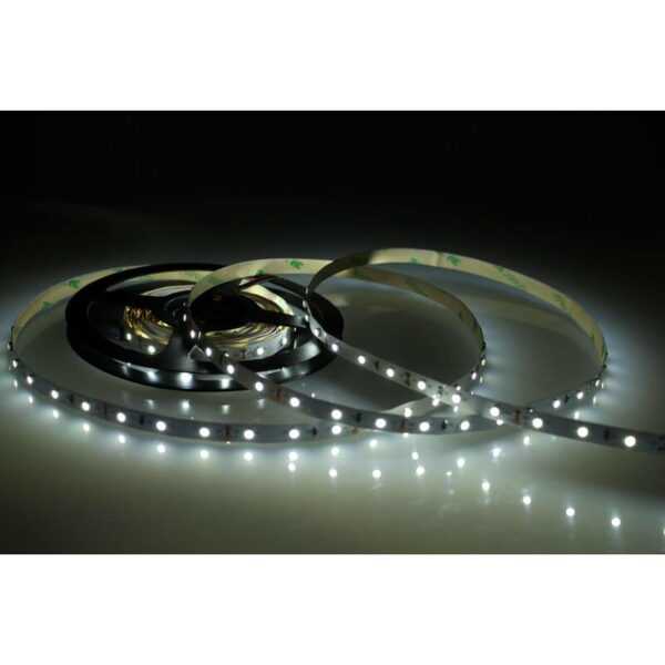 5 meter led strip 12v 3528 kaltweiss 6000k 48w 60 leds m ip20