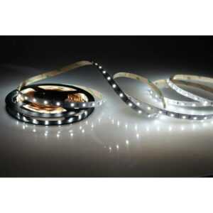 5 meter led strip 24v 3528 kaltweiss 6000k 48w 60 leds m ip20