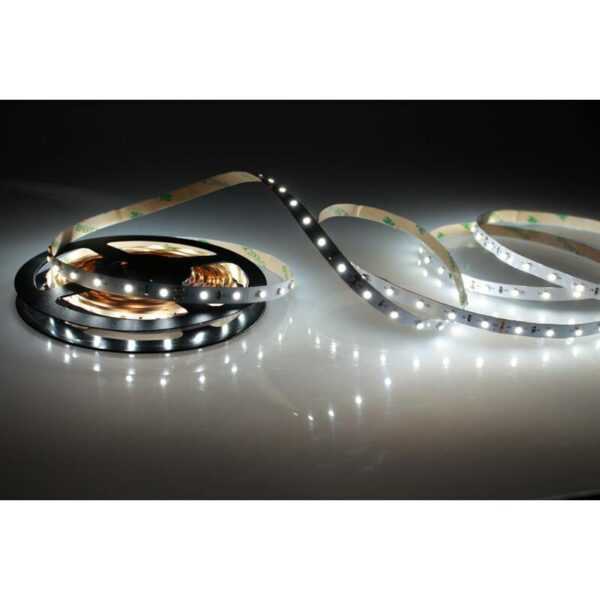 5 meter led strip 24v 3528 kaltweiss 6000k 48w 60 leds m ip20