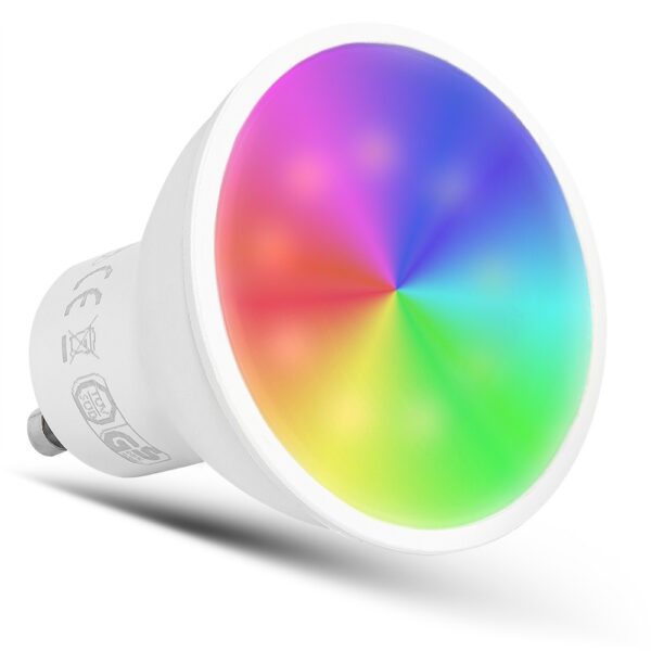 GU10 5Watt LED 3000K-6500K + RGB WIFI SMART DIMMBAR