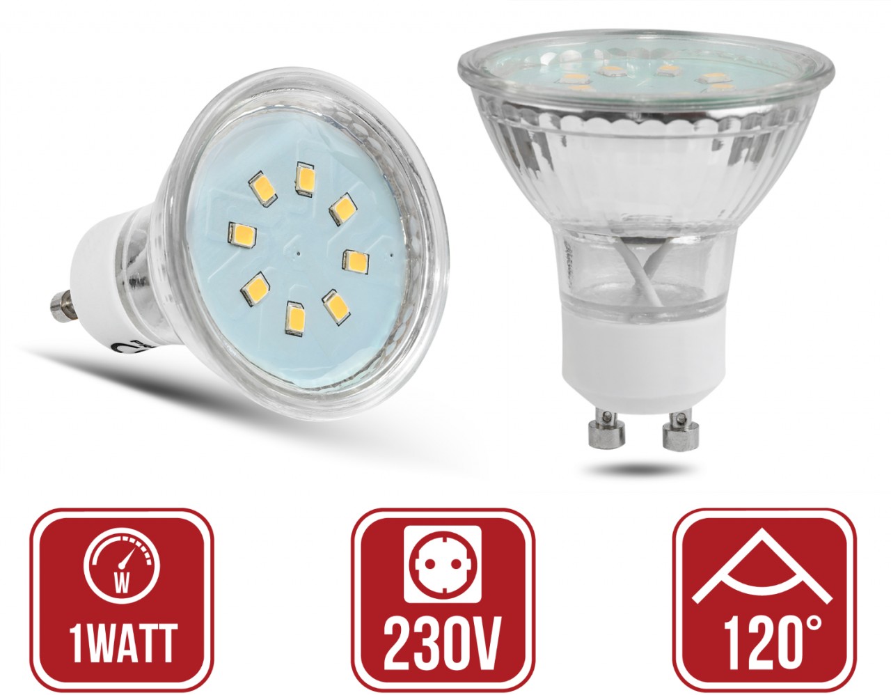 gu10 1watt led leuchtmittel jungeslicht rot gruen blau rgb warmweiss neutralweiss